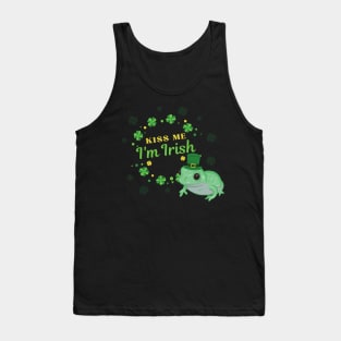 Kiss Me I'm Irish Frog Tank Top